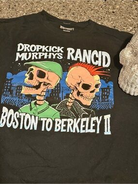Dropkick Murphys x Rancid 'Boston to Berkeley II' 2021 Tour Tee XXL